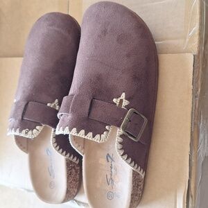 Sevens 7 Women's Size 10 Brown Slip On Sitch Clogs